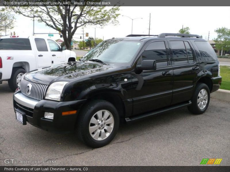 Black / Charcoal Black 2006 Mercury Mountaineer Luxury AWD