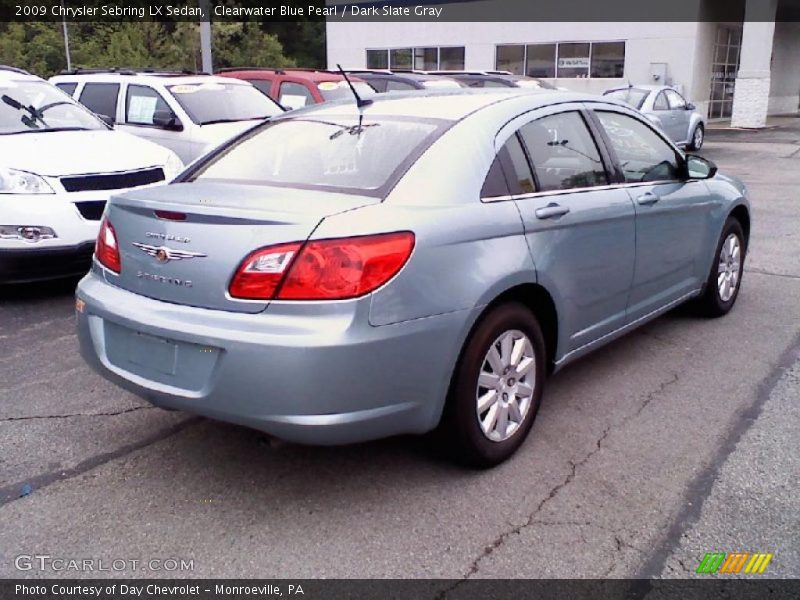 Clearwater Blue Pearl / Dark Slate Gray 2009 Chrysler Sebring LX Sedan