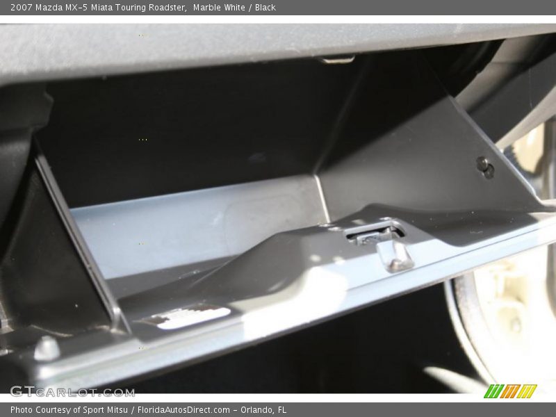 Marble White / Black 2007 Mazda MX-5 Miata Touring Roadster