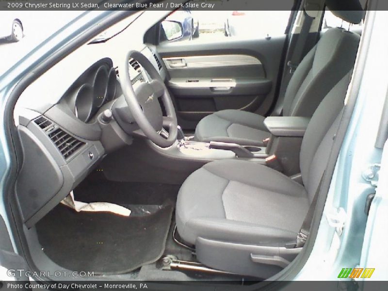 Clearwater Blue Pearl / Dark Slate Gray 2009 Chrysler Sebring LX Sedan