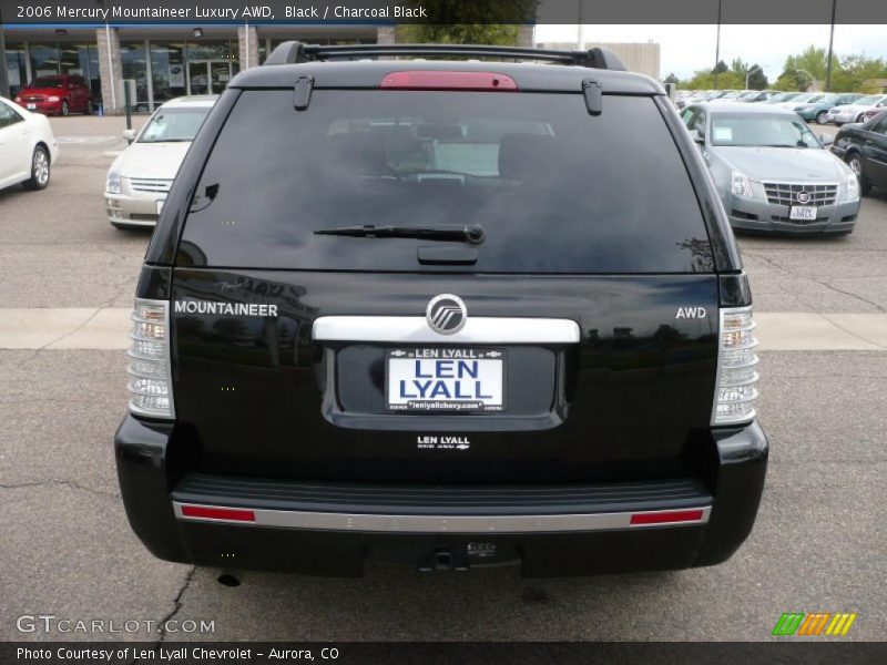 Black / Charcoal Black 2006 Mercury Mountaineer Luxury AWD