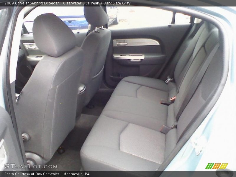 Clearwater Blue Pearl / Dark Slate Gray 2009 Chrysler Sebring LX Sedan