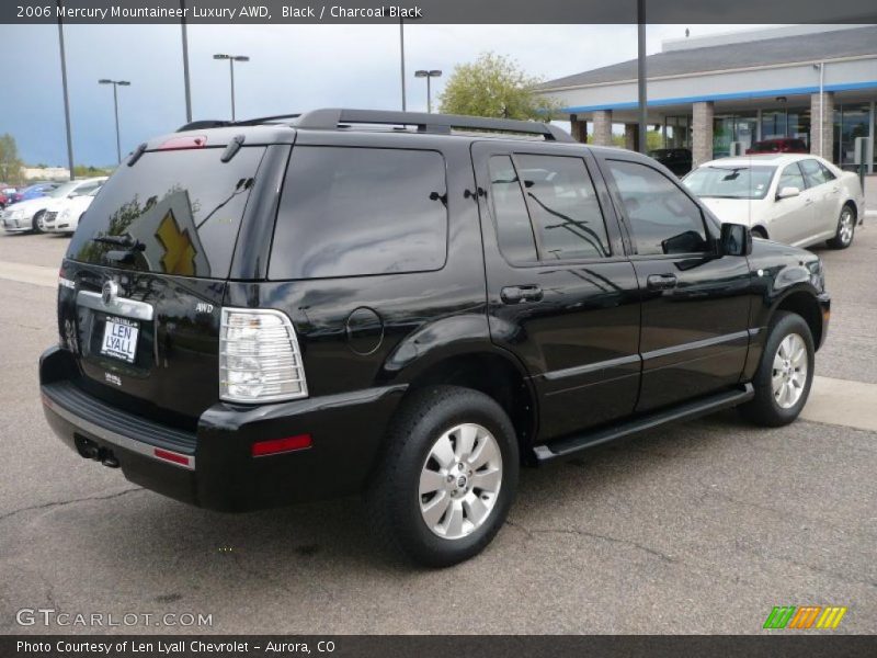 Black / Charcoal Black 2006 Mercury Mountaineer Luxury AWD