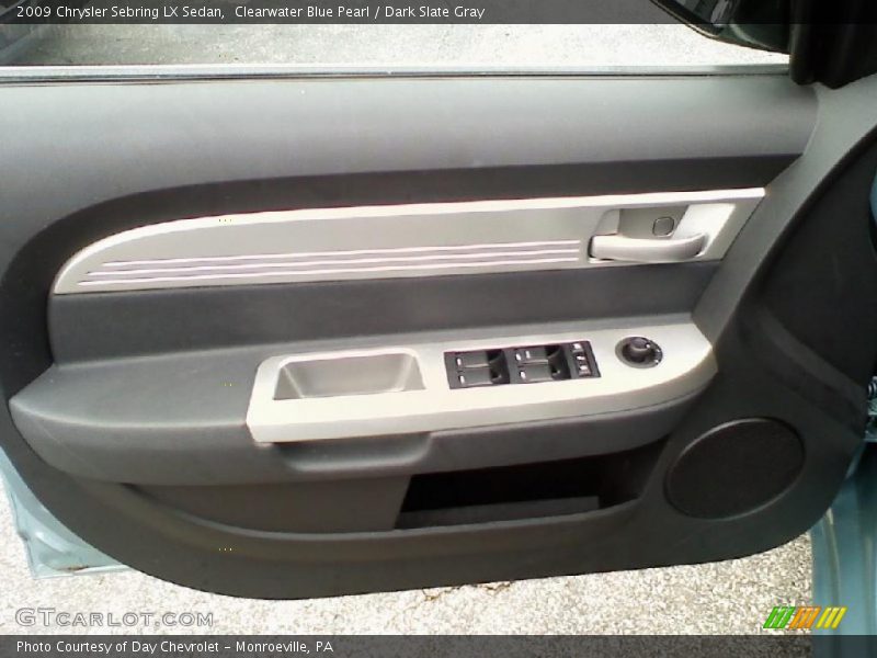 Clearwater Blue Pearl / Dark Slate Gray 2009 Chrysler Sebring LX Sedan