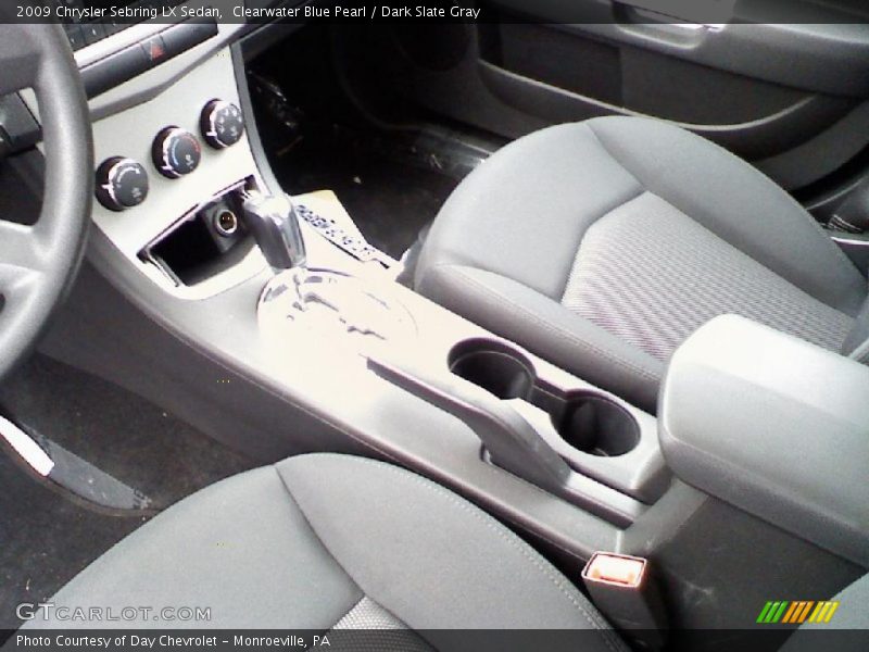Clearwater Blue Pearl / Dark Slate Gray 2009 Chrysler Sebring LX Sedan