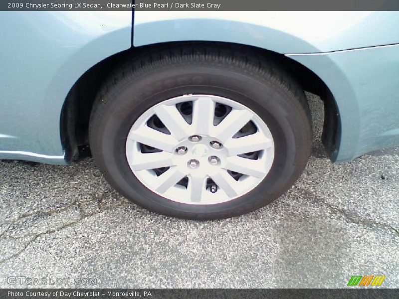 Clearwater Blue Pearl / Dark Slate Gray 2009 Chrysler Sebring LX Sedan