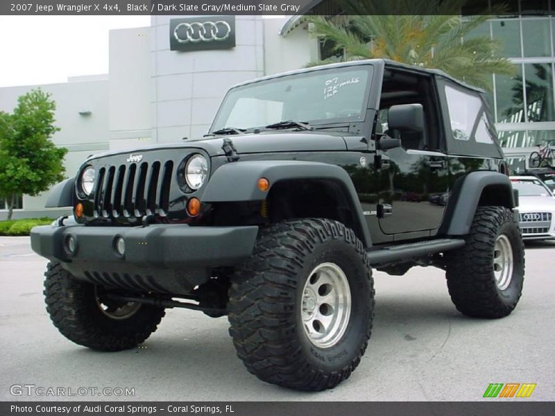 Black / Dark Slate Gray/Medium Slate Gray 2007 Jeep Wrangler X 4x4