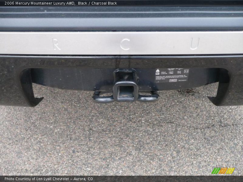 Black / Charcoal Black 2006 Mercury Mountaineer Luxury AWD