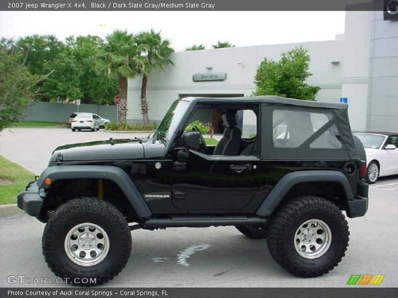 Black / Dark Slate Gray/Medium Slate Gray 2007 Jeep Wrangler X 4x4
