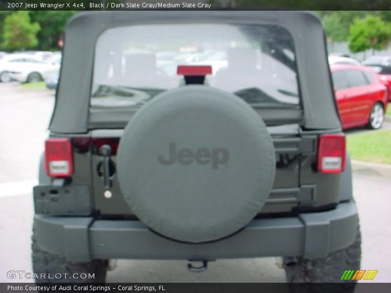 Black / Dark Slate Gray/Medium Slate Gray 2007 Jeep Wrangler X 4x4