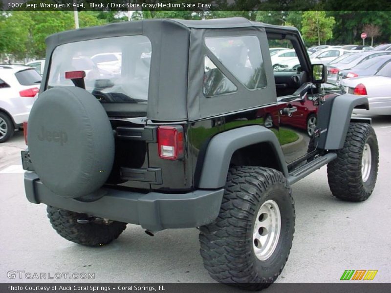 Black / Dark Slate Gray/Medium Slate Gray 2007 Jeep Wrangler X 4x4
