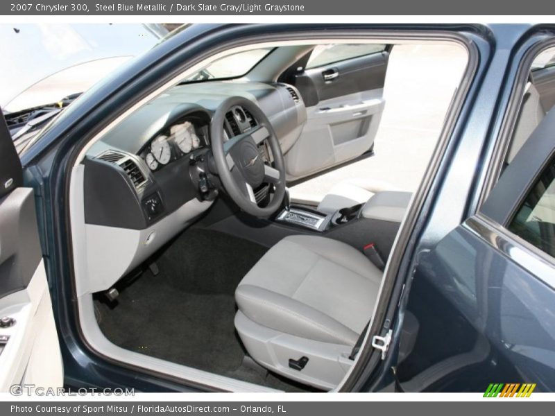 Steel Blue Metallic / Dark Slate Gray/Light Graystone 2007 Chrysler 300