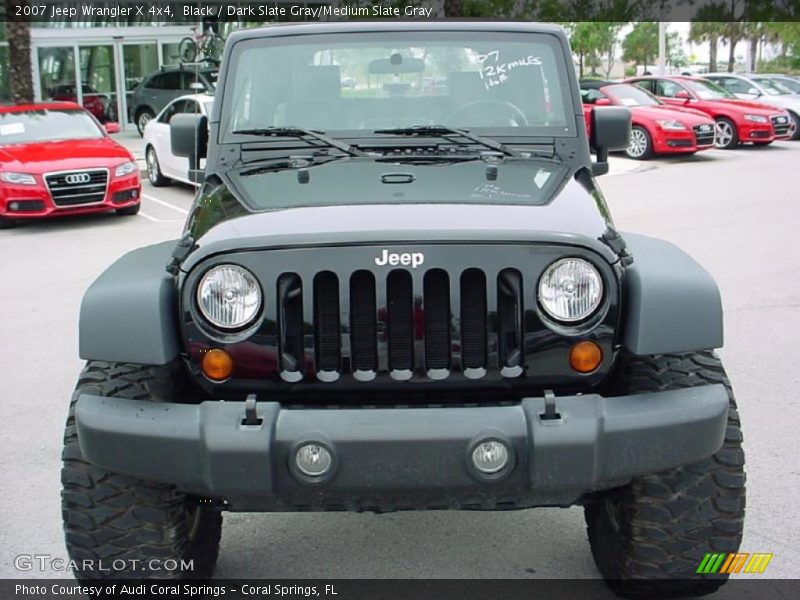 Black / Dark Slate Gray/Medium Slate Gray 2007 Jeep Wrangler X 4x4