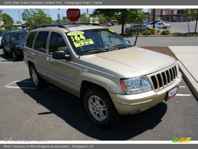 Champagne Pearl / Camel 1999 Jeep Grand Cherokee Limited 4x4