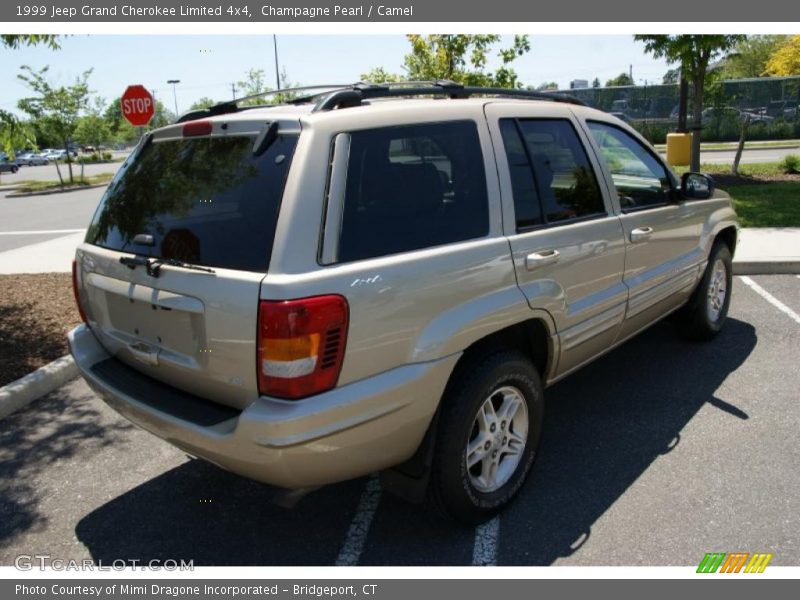 Champagne Pearl / Camel 1999 Jeep Grand Cherokee Limited 4x4