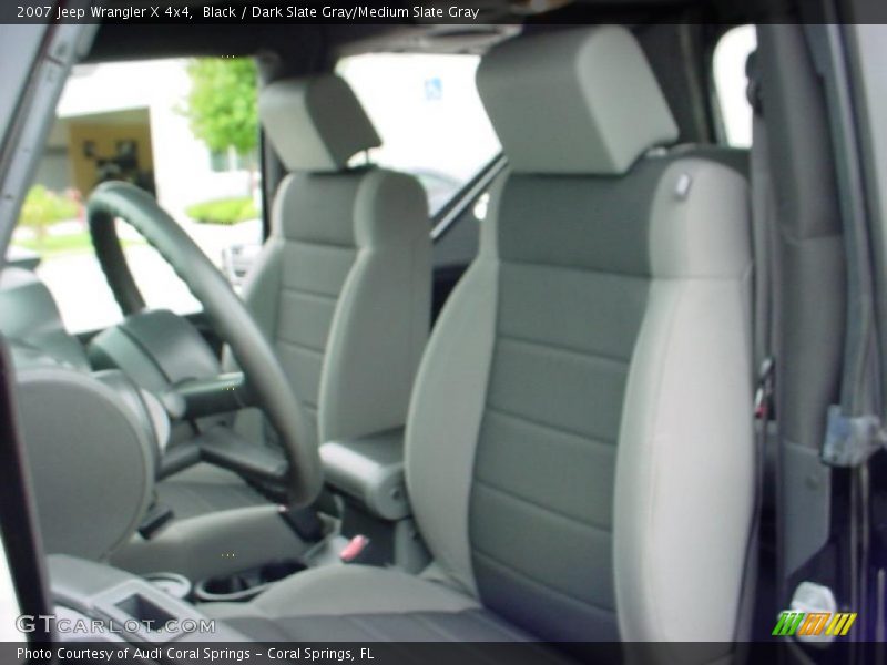 Black / Dark Slate Gray/Medium Slate Gray 2007 Jeep Wrangler X 4x4