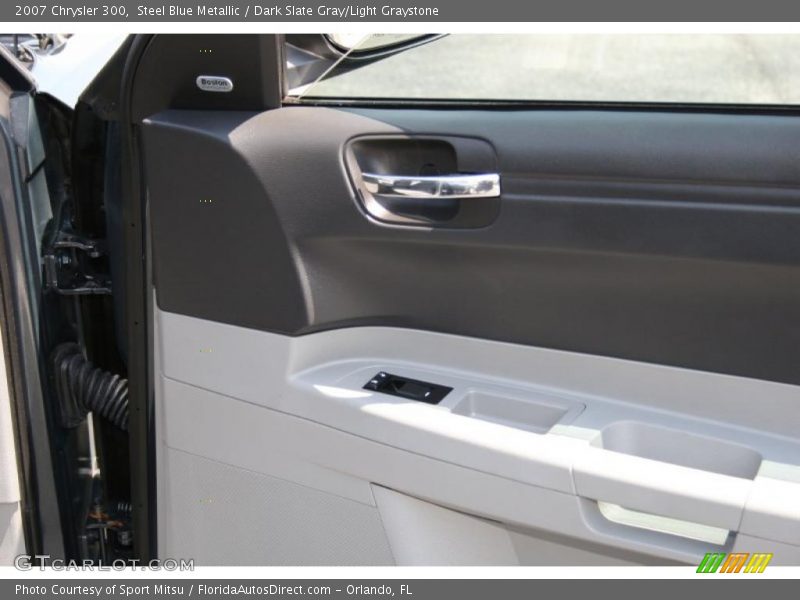 Steel Blue Metallic / Dark Slate Gray/Light Graystone 2007 Chrysler 300
