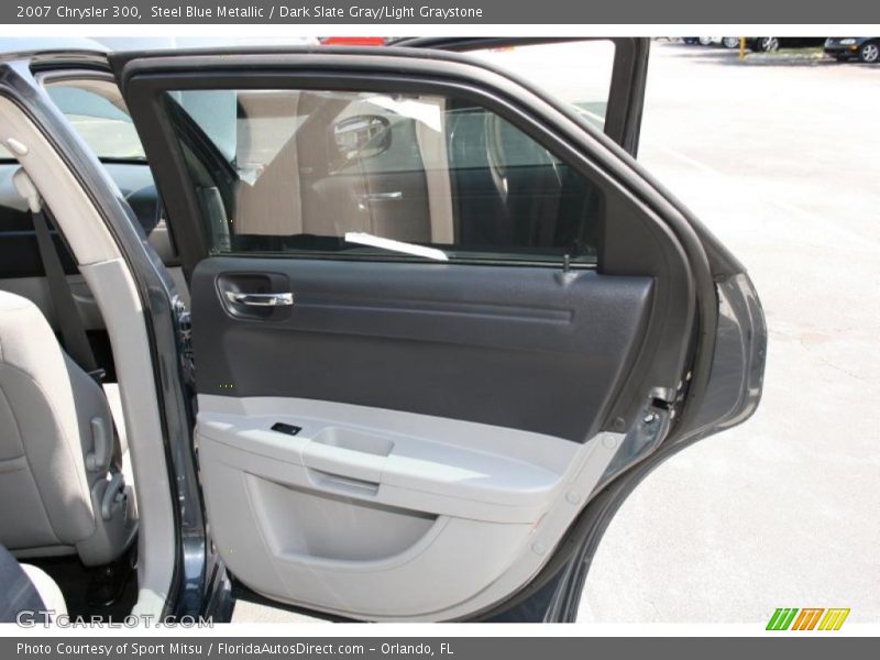 Steel Blue Metallic / Dark Slate Gray/Light Graystone 2007 Chrysler 300