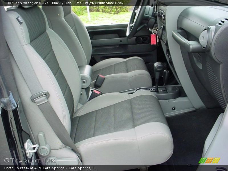 Black / Dark Slate Gray/Medium Slate Gray 2007 Jeep Wrangler X 4x4