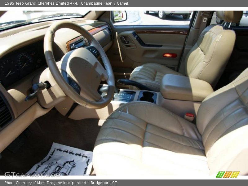Champagne Pearl / Camel 1999 Jeep Grand Cherokee Limited 4x4