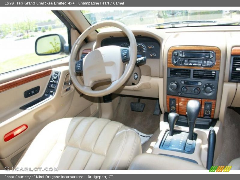 Champagne Pearl / Camel 1999 Jeep Grand Cherokee Limited 4x4