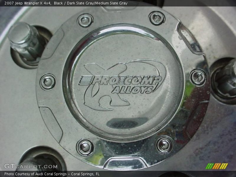 Black / Dark Slate Gray/Medium Slate Gray 2007 Jeep Wrangler X 4x4