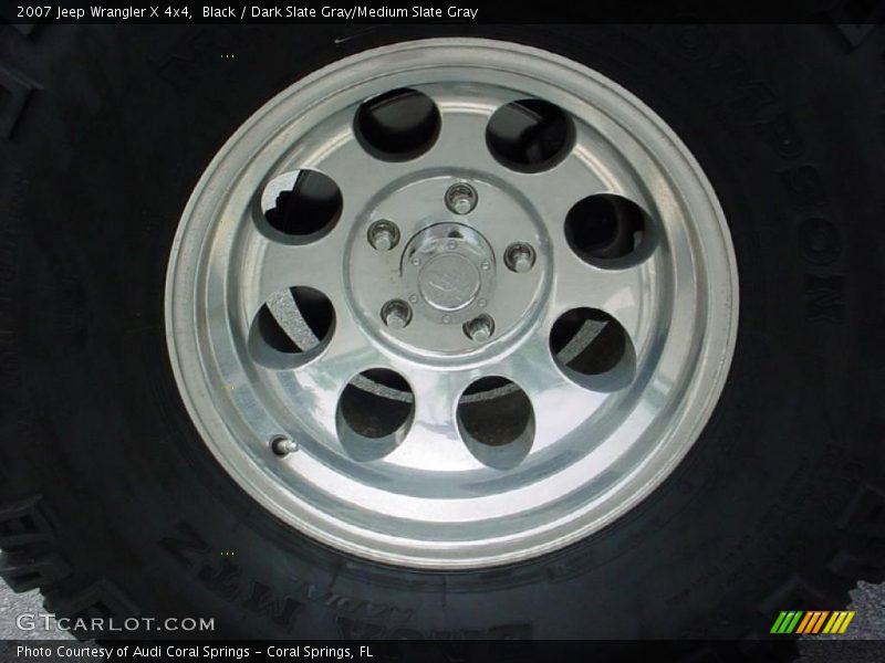Black / Dark Slate Gray/Medium Slate Gray 2007 Jeep Wrangler X 4x4