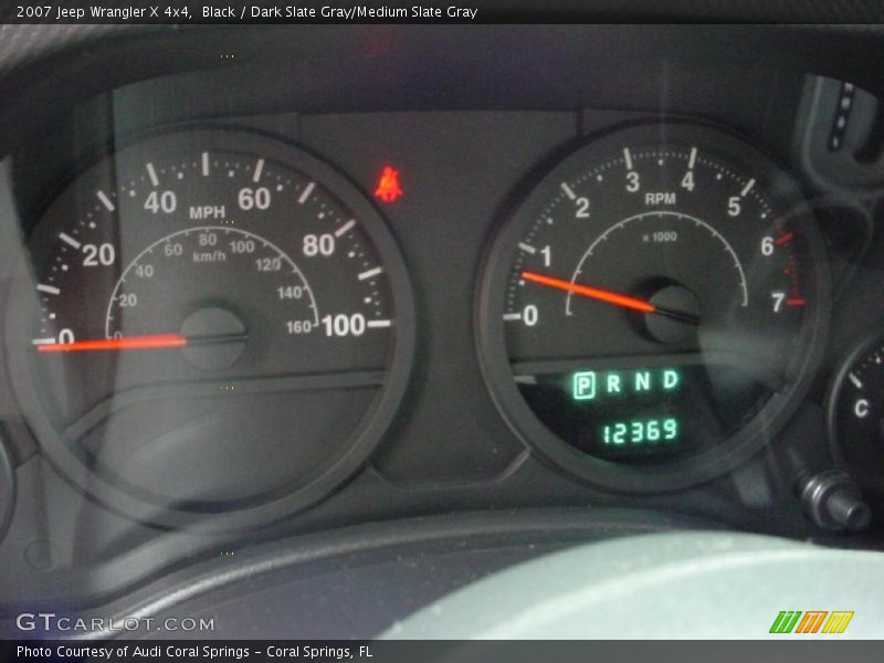 Black / Dark Slate Gray/Medium Slate Gray 2007 Jeep Wrangler X 4x4