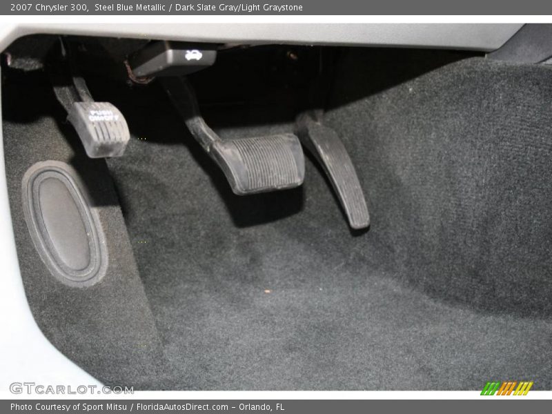 Steel Blue Metallic / Dark Slate Gray/Light Graystone 2007 Chrysler 300
