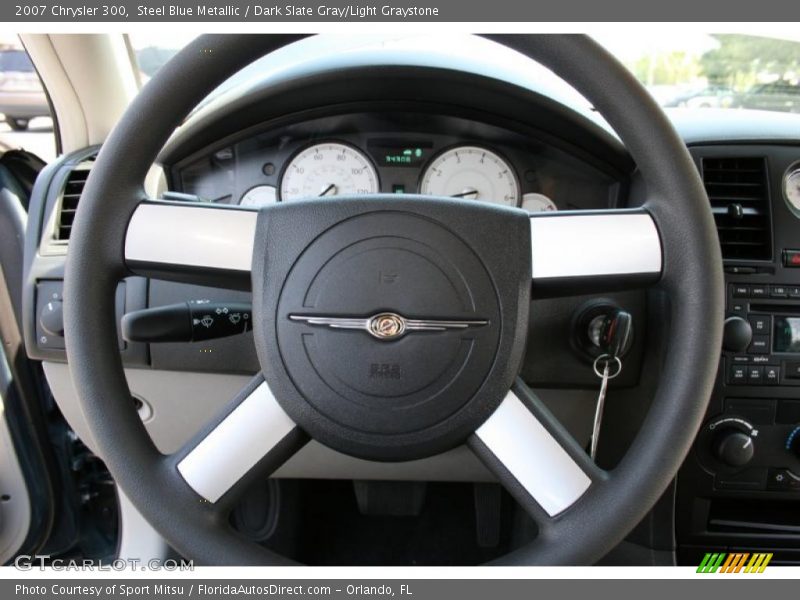 Steel Blue Metallic / Dark Slate Gray/Light Graystone 2007 Chrysler 300