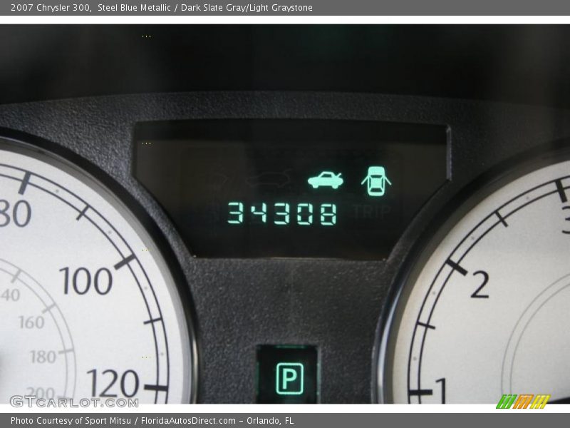 Steel Blue Metallic / Dark Slate Gray/Light Graystone 2007 Chrysler 300