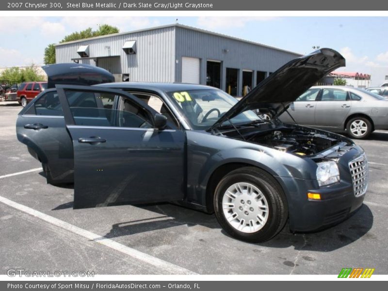 Steel Blue Metallic / Dark Slate Gray/Light Graystone 2007 Chrysler 300