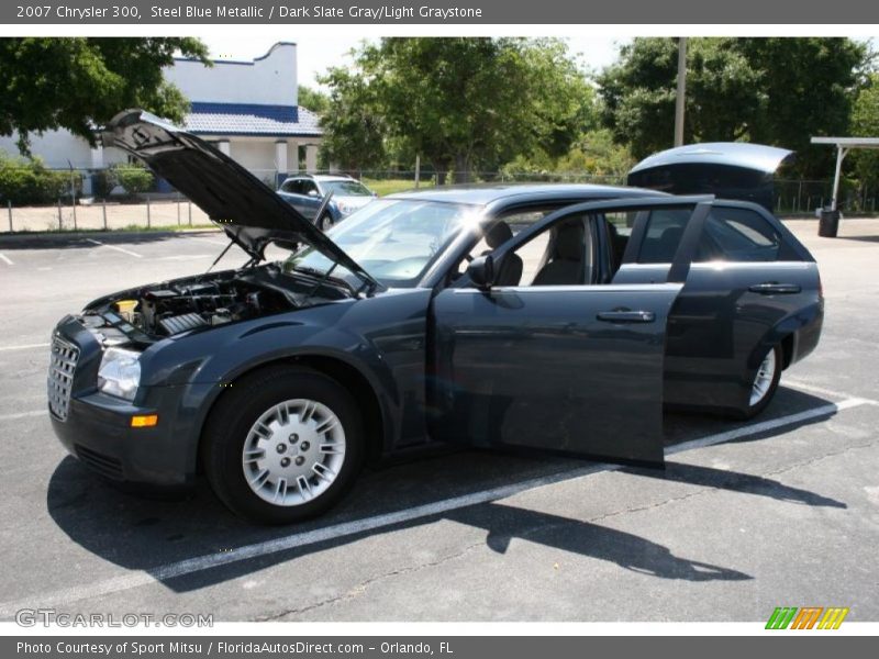 Steel Blue Metallic / Dark Slate Gray/Light Graystone 2007 Chrysler 300
