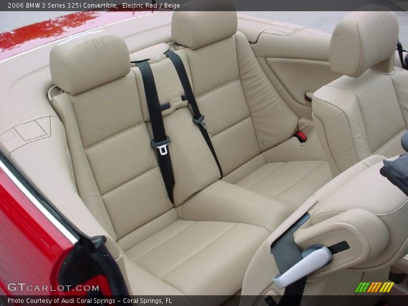 Electric Red / Beige 2006 BMW 3 Series 325i Convertible