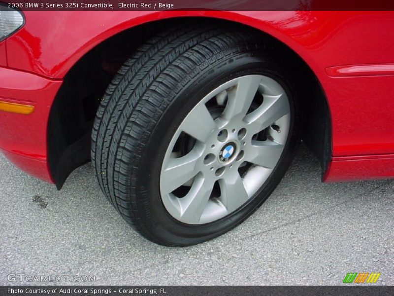 Electric Red / Beige 2006 BMW 3 Series 325i Convertible