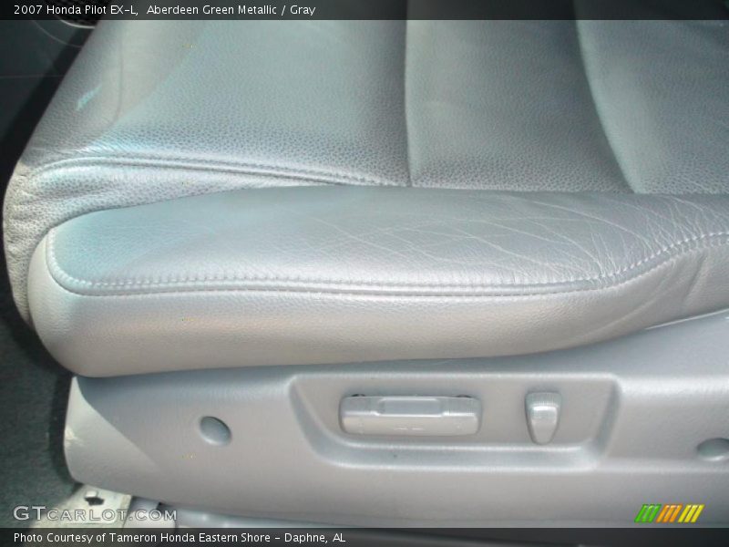 Aberdeen Green Metallic / Gray 2007 Honda Pilot EX-L
