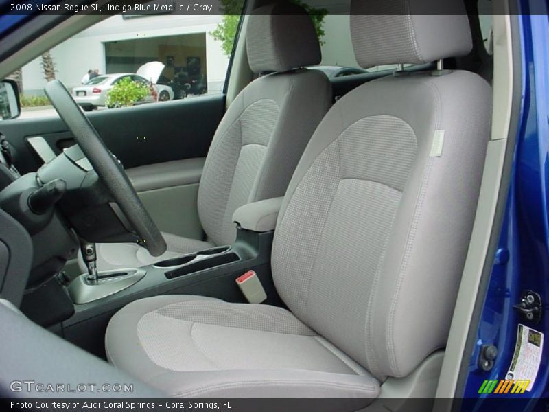 Indigo Blue Metallic / Gray 2008 Nissan Rogue SL