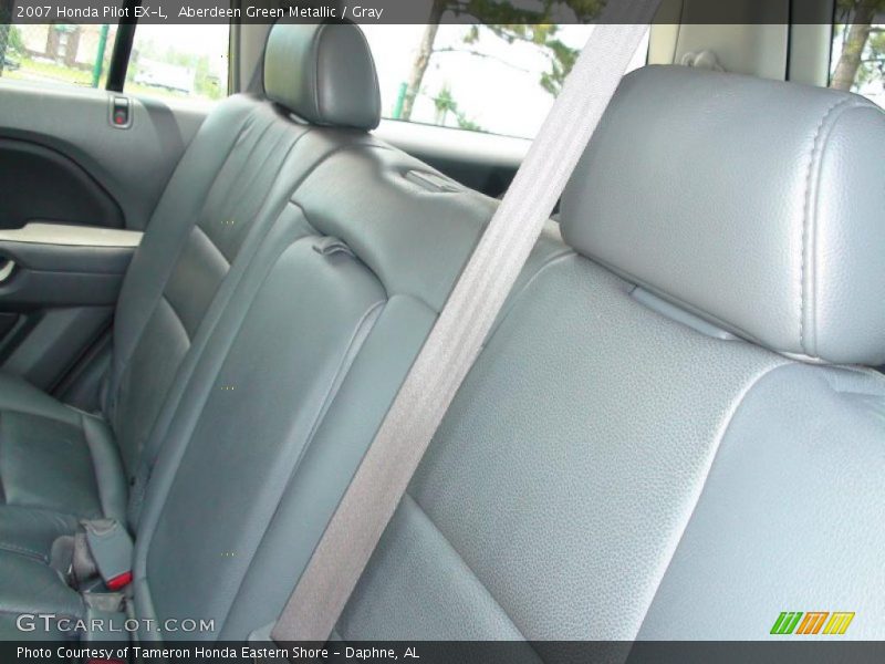 Aberdeen Green Metallic / Gray 2007 Honda Pilot EX-L