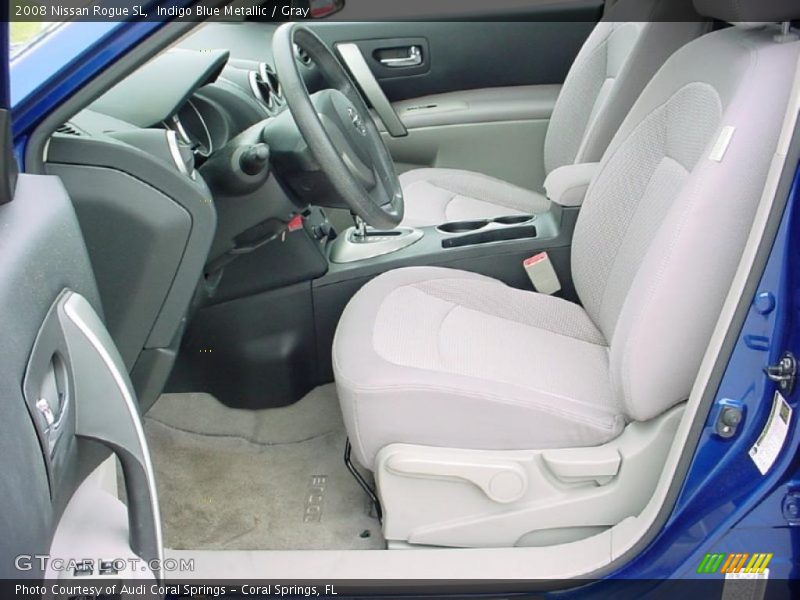 Indigo Blue Metallic / Gray 2008 Nissan Rogue SL