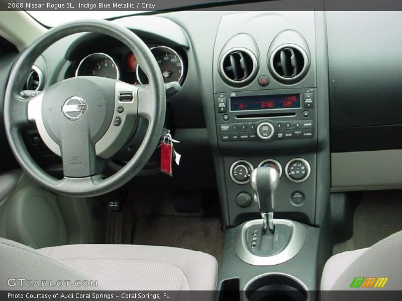 Indigo Blue Metallic / Gray 2008 Nissan Rogue SL
