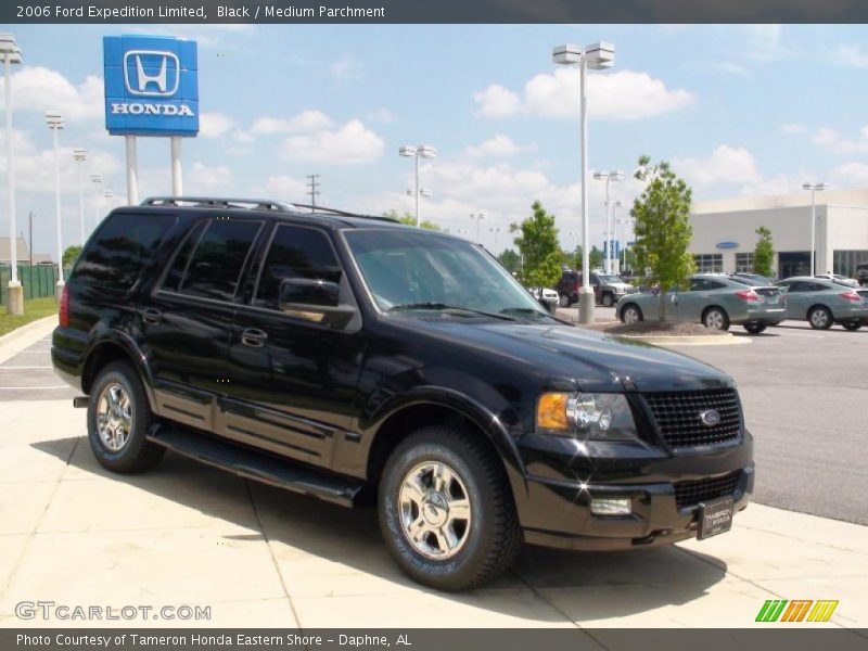 Black / Medium Parchment 2006 Ford Expedition Limited