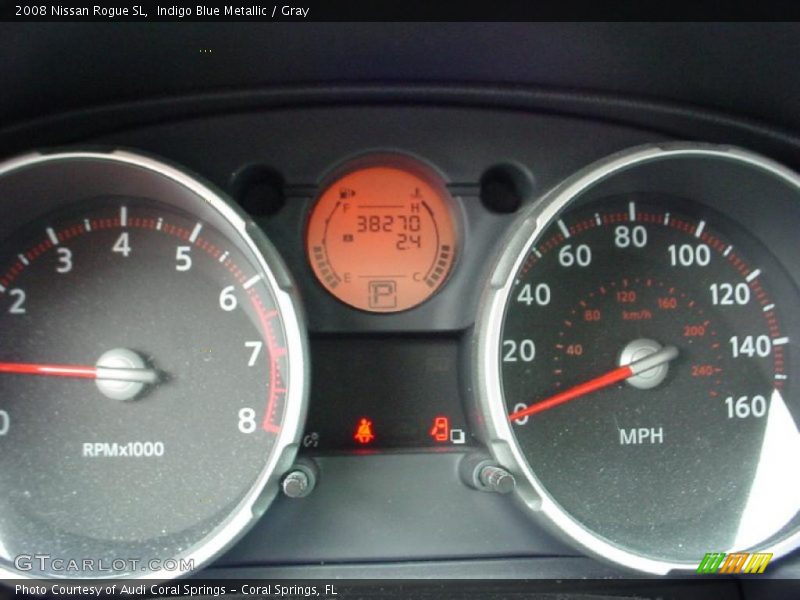 Indigo Blue Metallic / Gray 2008 Nissan Rogue SL