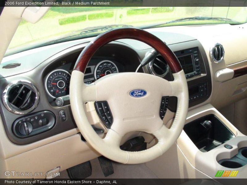 Black / Medium Parchment 2006 Ford Expedition Limited
