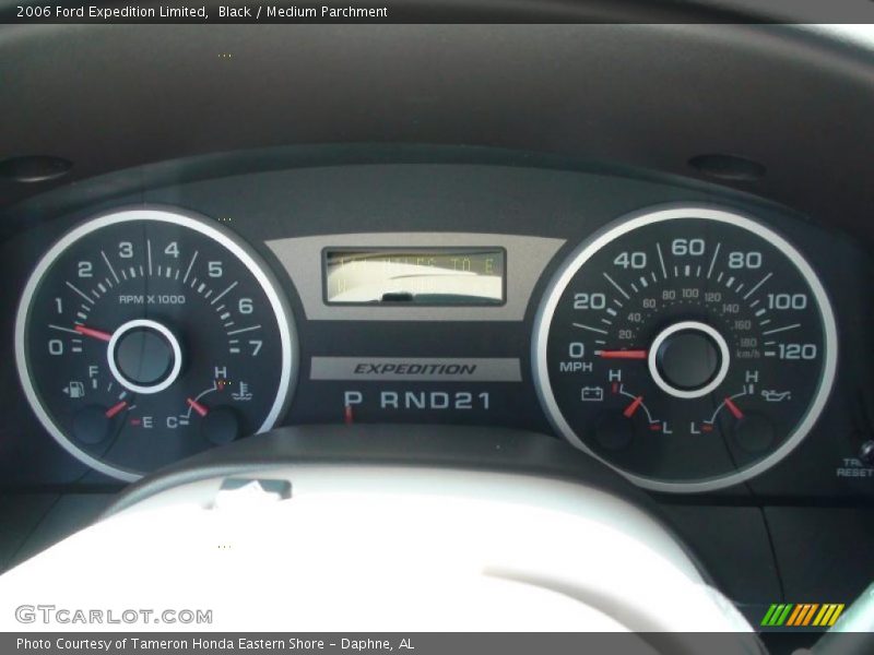 Black / Medium Parchment 2006 Ford Expedition Limited