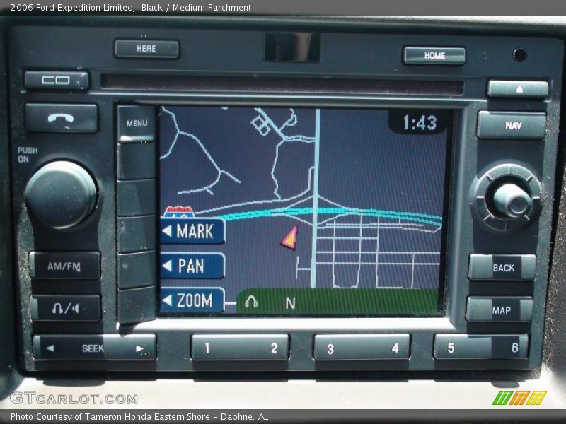 Black / Medium Parchment 2006 Ford Expedition Limited