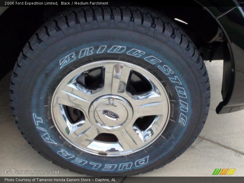 Black / Medium Parchment 2006 Ford Expedition Limited