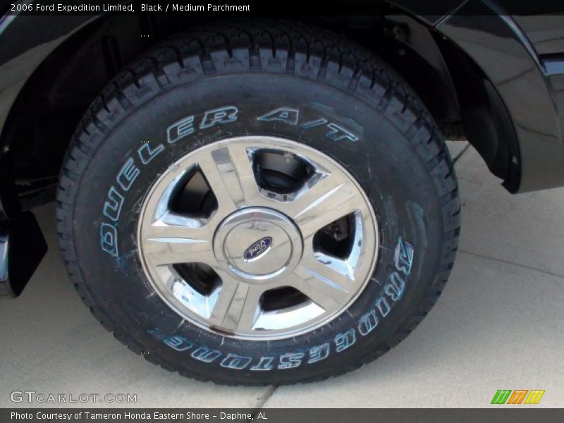 Black / Medium Parchment 2006 Ford Expedition Limited