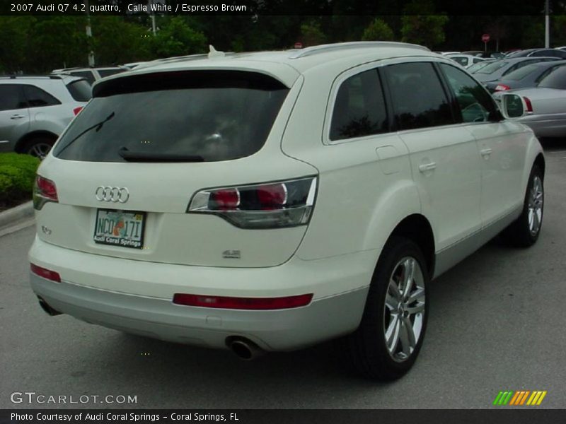 Calla White / Espresso Brown 2007 Audi Q7 4.2 quattro