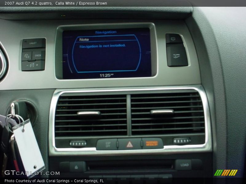 Calla White / Espresso Brown 2007 Audi Q7 4.2 quattro
