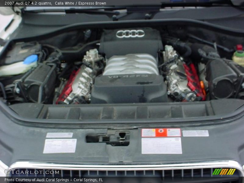 Calla White / Espresso Brown 2007 Audi Q7 4.2 quattro